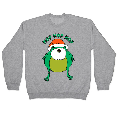 Hop Hop Hop Santa Frog Pullover