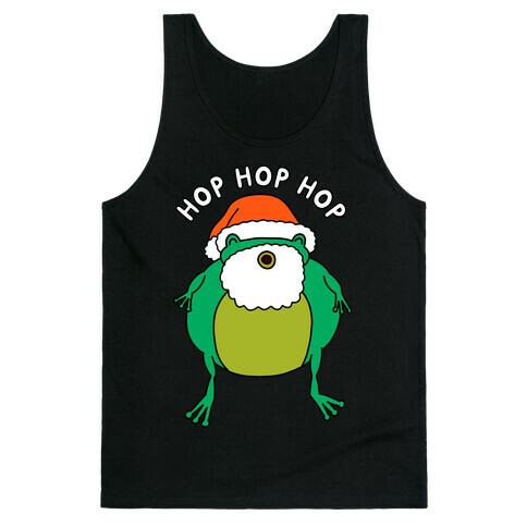 Hop Hop Hop Santa Frog Tank Top