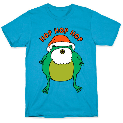 Hop Hop Hop Santa Frog T-Shirt