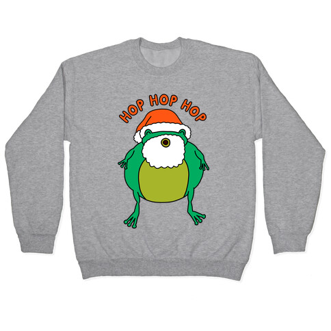 Hop Hop Hop Santa Frog Pullover