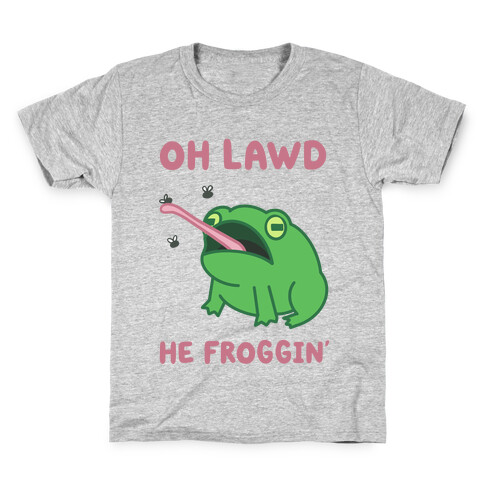 Oh Lawd He Froggin' Kids T-Shirt