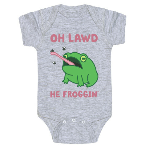 Oh Lawd He Froggin' Baby One-Piece