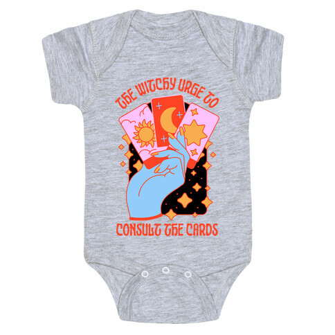 The Witchy Urge To Consult The Cards  Baby One-Piece