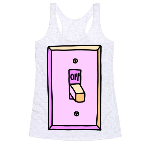 Off Light Switch Racerback Tank Top