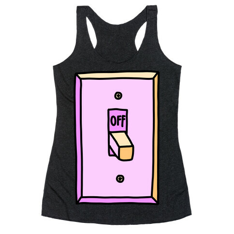 Off Light Switch Racerback Tank Top