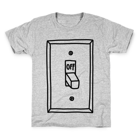 Off Light Switch Kids T-Shirt