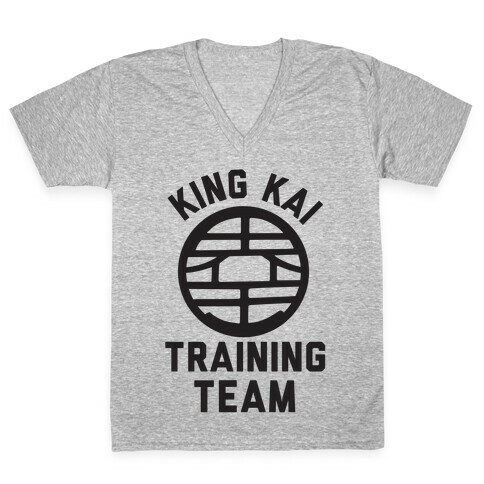 King Kai Training Team V-Neck Tee Shirt