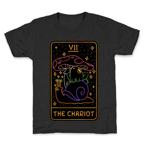 The Chariot Frog On a Snail Tarot Kids T-Shirt