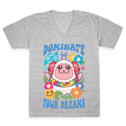 DOMinate Your Dreams V-Neck Tee Shirt