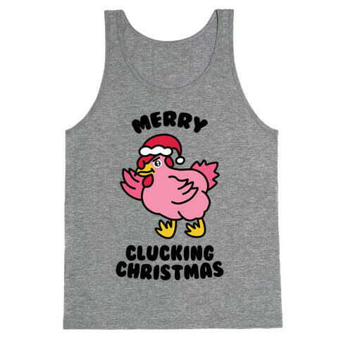 Merry Clucking Christmas Tank Top