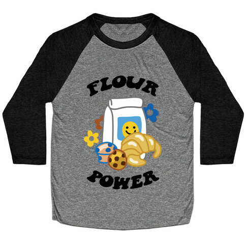 Flour Power Baseball Tee