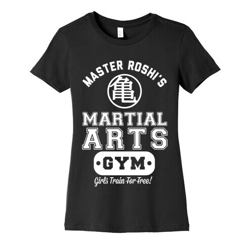 Master Roshi's Martial Arts Gym Womens T-Shirt