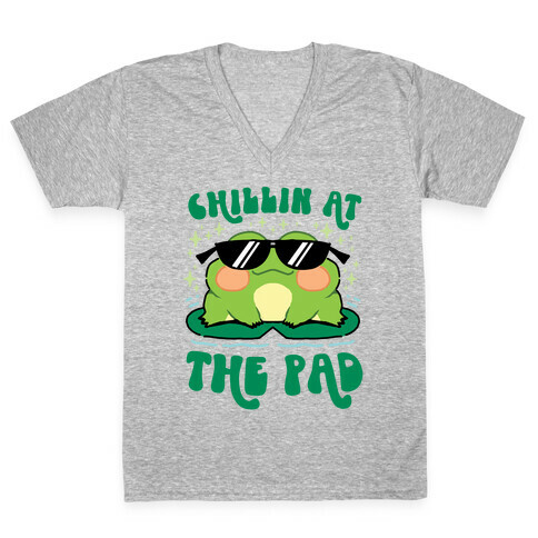 Chillin At The Pad V-Neck Tee Shirt