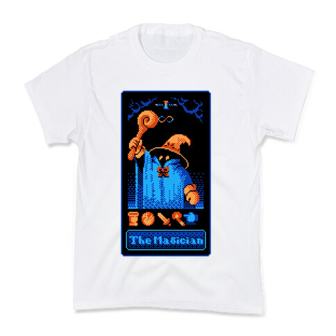 The Black Mage Magician Tarot Kids T-Shirt