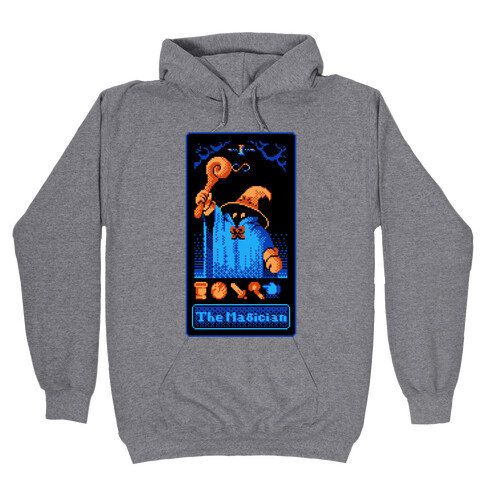 The Black Mage Magician Tarot Hooded Sweatshirt