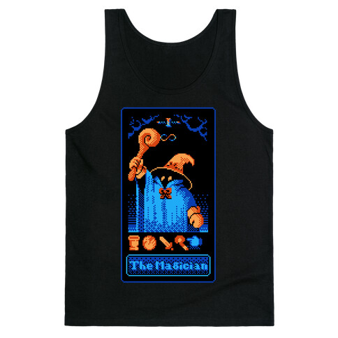 The Black Mage Magician Tarot Tank Top