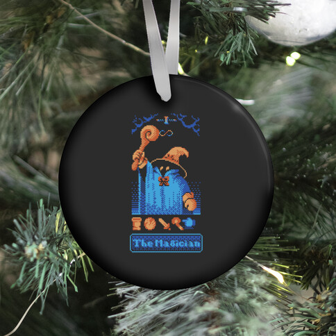 The Black Mage Magician Tarot Ornament