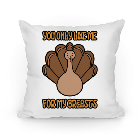 You Only Like Me For My Breasts Pillow