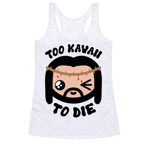 Kawaii Jesus-Kun Racerback Tank Top