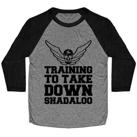 Training To Take Down Shadaloo Baseball Tee