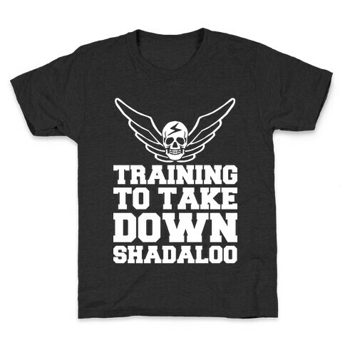 Training To Take Down Shadaloo Kids T-Shirt