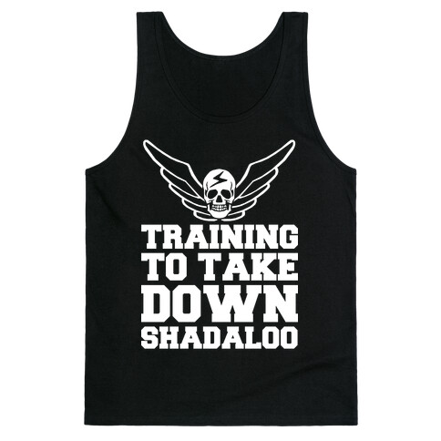 Training To Take Down Shadaloo Tank Top