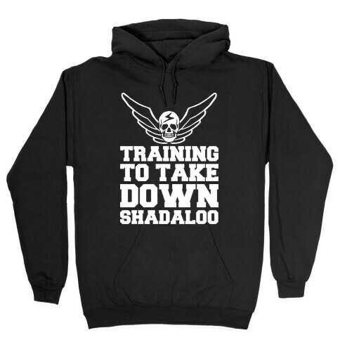 Training To Take Down Shadaloo Hooded Sweatshirt