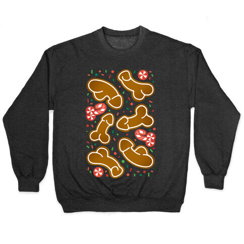 Gingerbread and Candy Cane Penises  Pullover