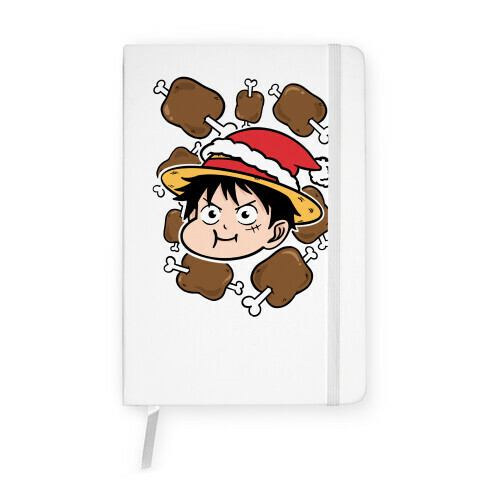 Luffy Holiday Feast Parody Notebook