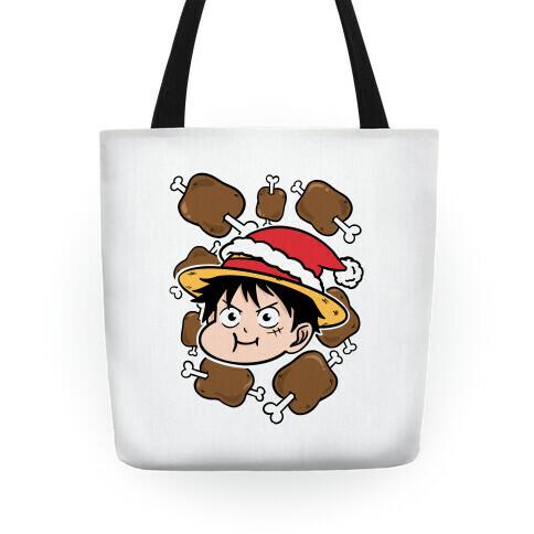 Luffy Holiday Feast Parody Tote