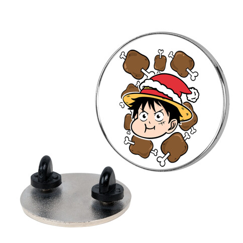 Luffy Holiday Feast Parody Pin