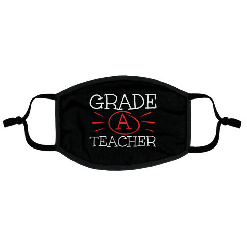 Grade A Teacher Flat Face Mask