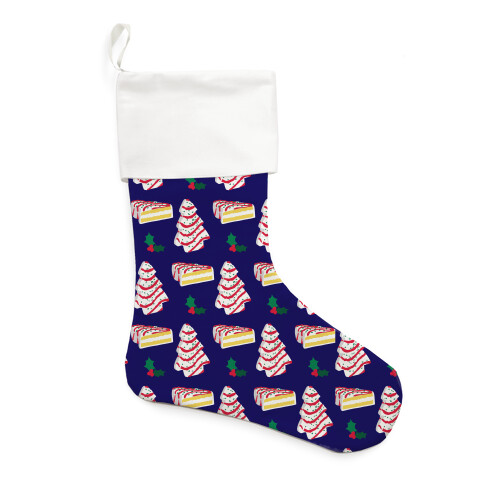 Holiday Tree Cake Pattern Stocking