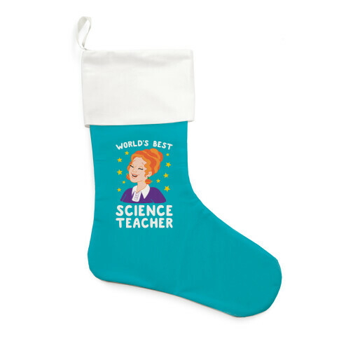 World's Best Science Teacher Stocking