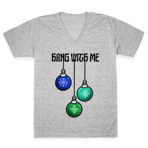 Hang With Me Ornaments V-Neck Tee Shirt