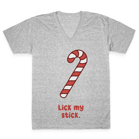 Lick My Stick V-Neck Tee Shirt