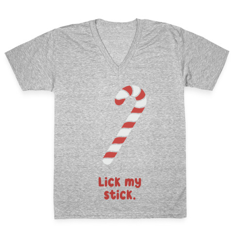 Lick My Stick V-Neck Tee Shirt