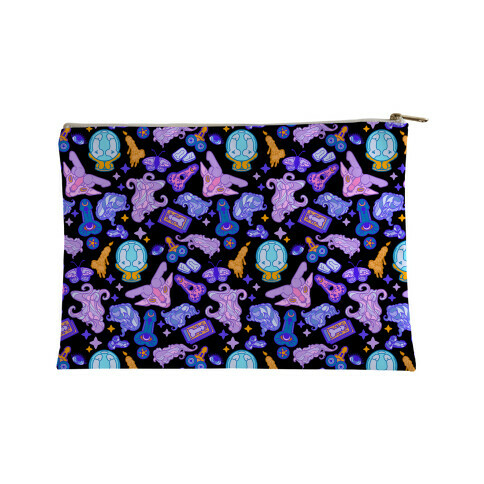 Occult Hidden Penis Pattern Accessory Bag