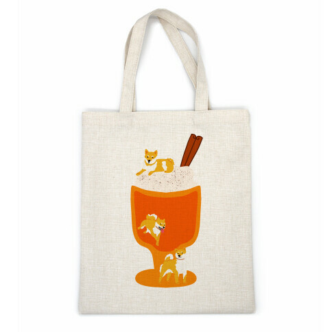 Pumpkin Spice Shibas Casual Tote