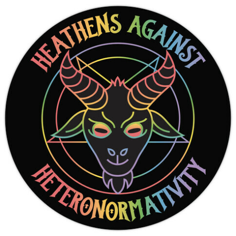 Heathens Against Heteronormativity Die Cut Sticker