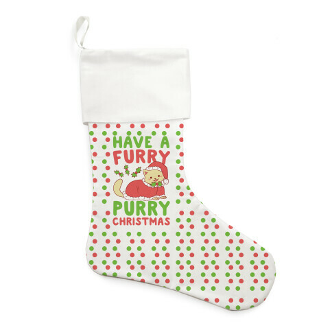 Have a Furry, Purry Christmas  Stocking