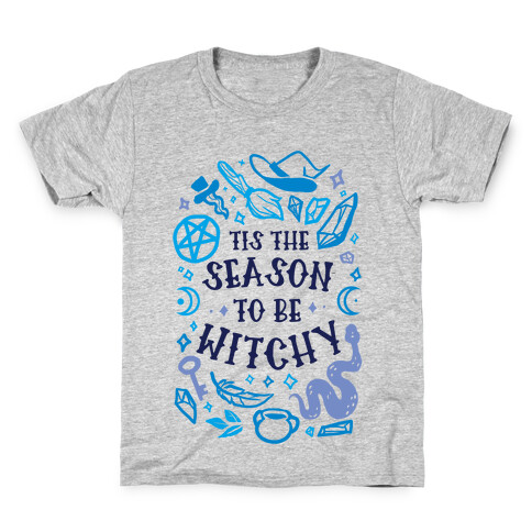 Tis The Season To Be Witchy Kids T-Shirt