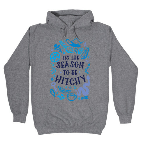 Tis The Season To Be Witchy Hooded Sweatshirt