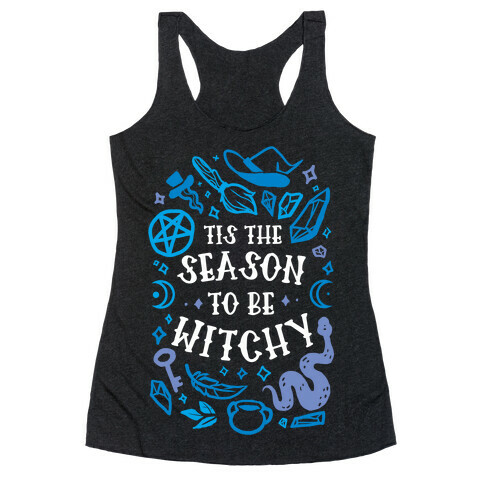 Tis The Season To Be Witchy Racerback Tank Top