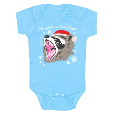 Do You Hear What I Hear? Screaming Raccoon Baby One-Piece