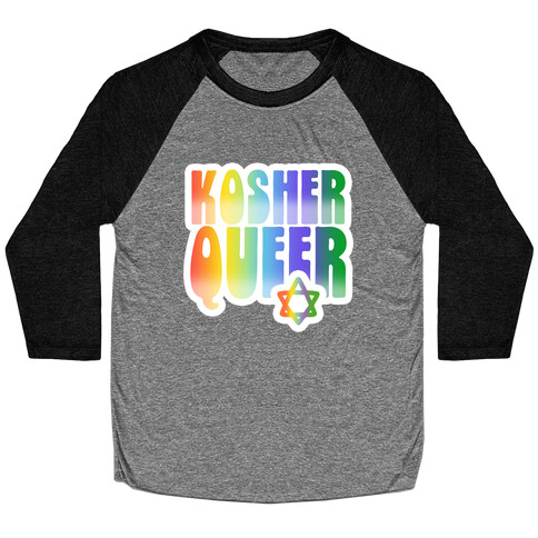 Kosher Queer Baseball Tee