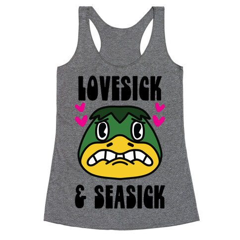 Lovesick & Seasick Racerback Tank Top