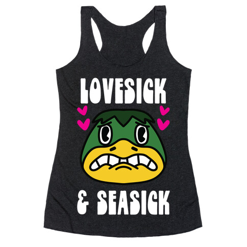 Lovesick & Seasick Racerback Tank Top