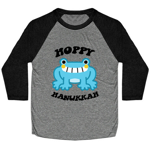 Hoppy Hanukkah Baseball Tee