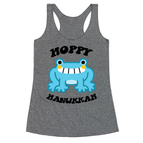 Hoppy Hanukkah Racerback Tank Top